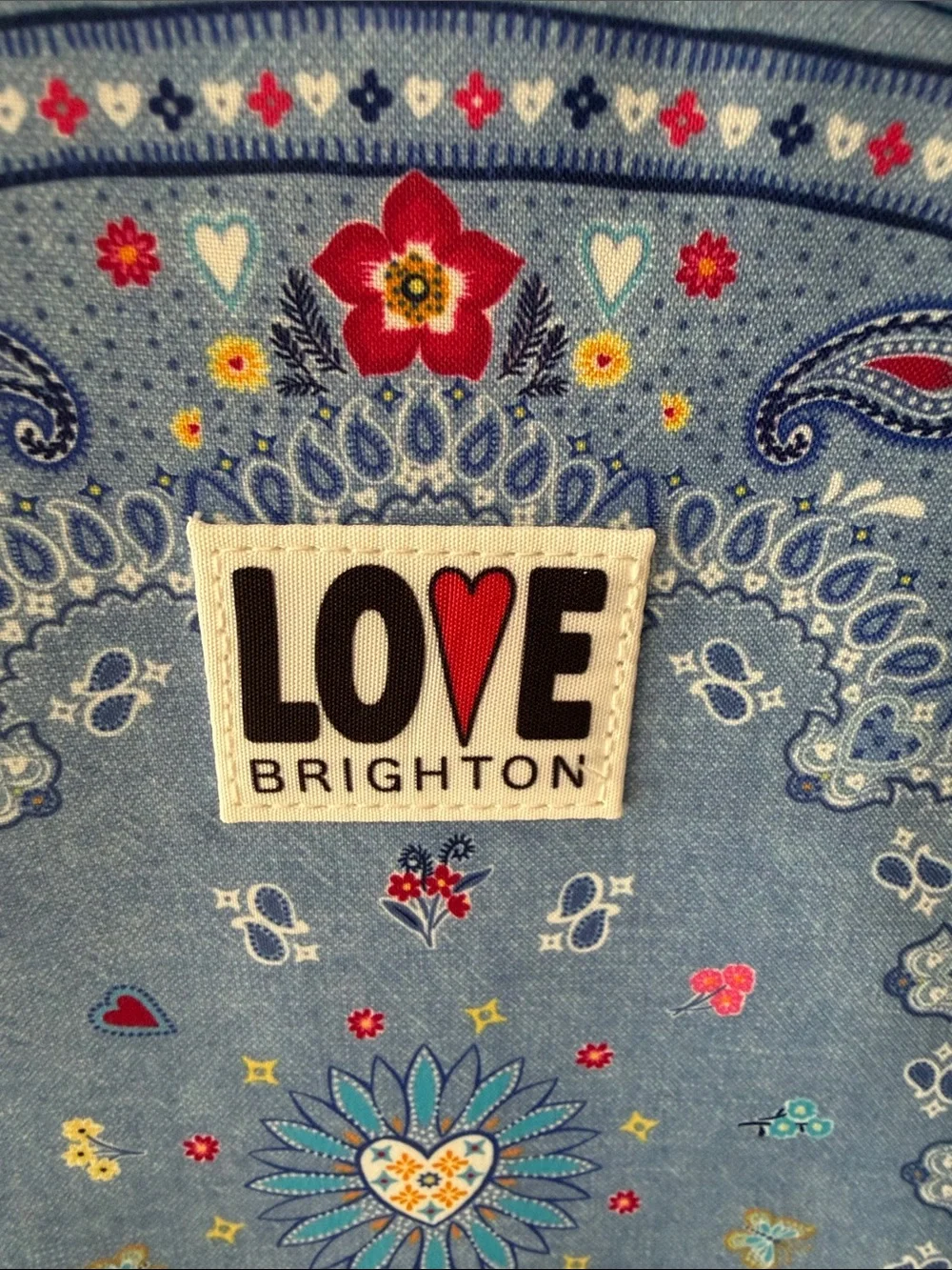Brighton bandanna, love backpack. NWT